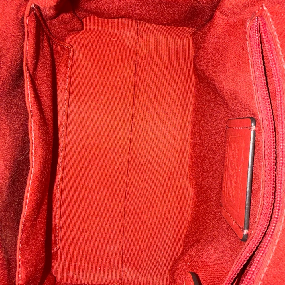 Coach Mini Bennet Satchel and Wallet Set Buffalo Checkered Leather EUC - Picture 11 of 14